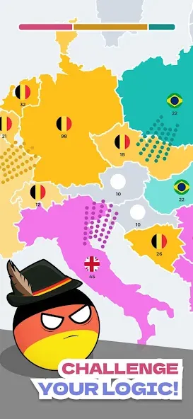 State Battle Conquer Territory (Конквер Стейт)  [МОД Все открыто] Screenshot 4