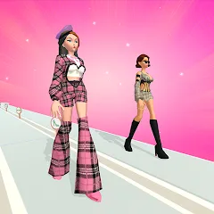 Скачать взломанную Fashion Battle - Dress up game (Фэшнбатл)  [МОД Бесконечные деньги] - последняя версия apk на Андроид