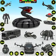 Скачать взломанную Snake Car Robot Transformation (Снейк Кар Робот Трансформейшн)  [МОД Unlocked] - последняя версия apk на Андроид