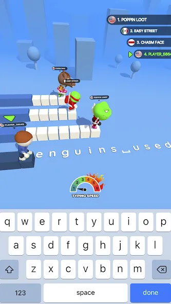 Type Sprint: Typing Games (Тайп Спринт)  [МОД Много монет] Screenshot 1