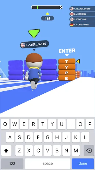 Type Sprint: Typing Games (Тайп Спринт)  [МОД Много монет] Screenshot 3