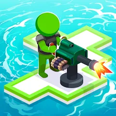 Скачать взлом War of Rafts: Crazy Sea Battle (Война плотов)  [МОД Много монет] - полная версия apk на Андроид