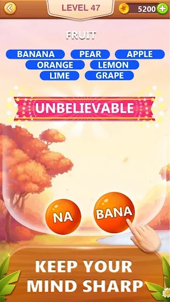 Word Bubble Puzzle - Word Game  [МОД Все открыто] Screenshot 3