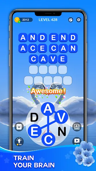 Word Connect - Train Brain (Ворд Коннект)  [МОД Unlocked] Screenshot 2